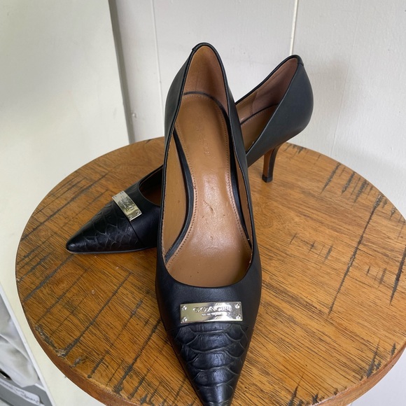 Black Coach Kitten Heels - Picture 5 of 6